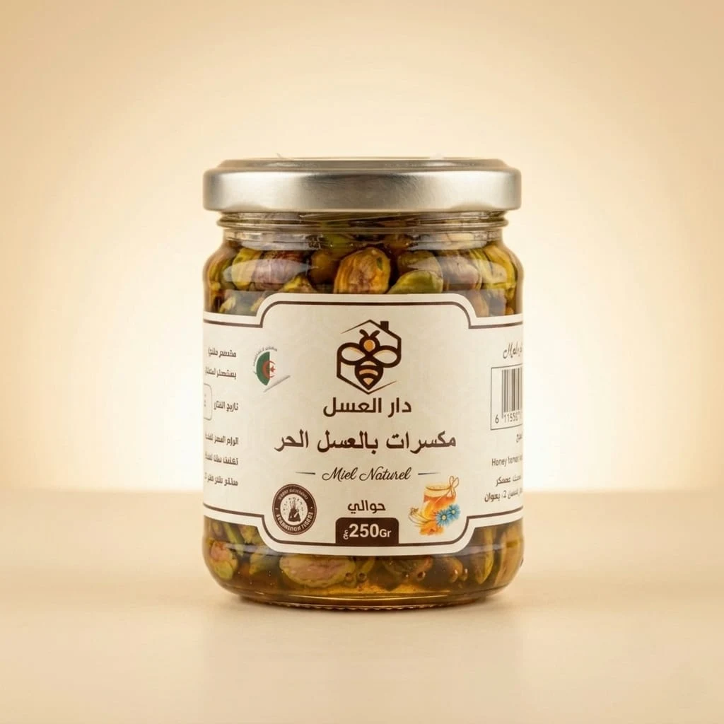 Mocasserat au miel pur <br> مكسرات بالعسل الحر - الصورة 4